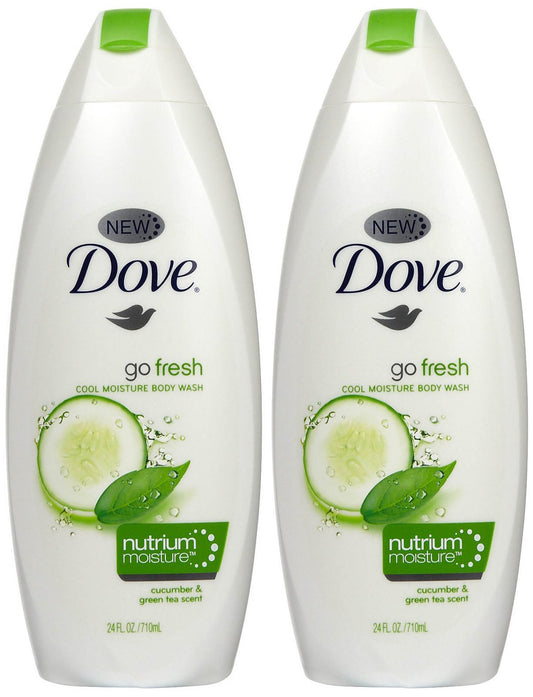 Dove Go Fresh Body Wash, Cool Moisture, 24 oz, 2 pk Beauty & Personal Care Dove