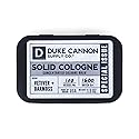 Duke Cannon Supply Co. Solid Cologne for Men Special Issue Vetiver and Oakmoss (Fresh Air, Sandalwood) - Concentrated Balm, Travel-Friendly Tin, 1.5