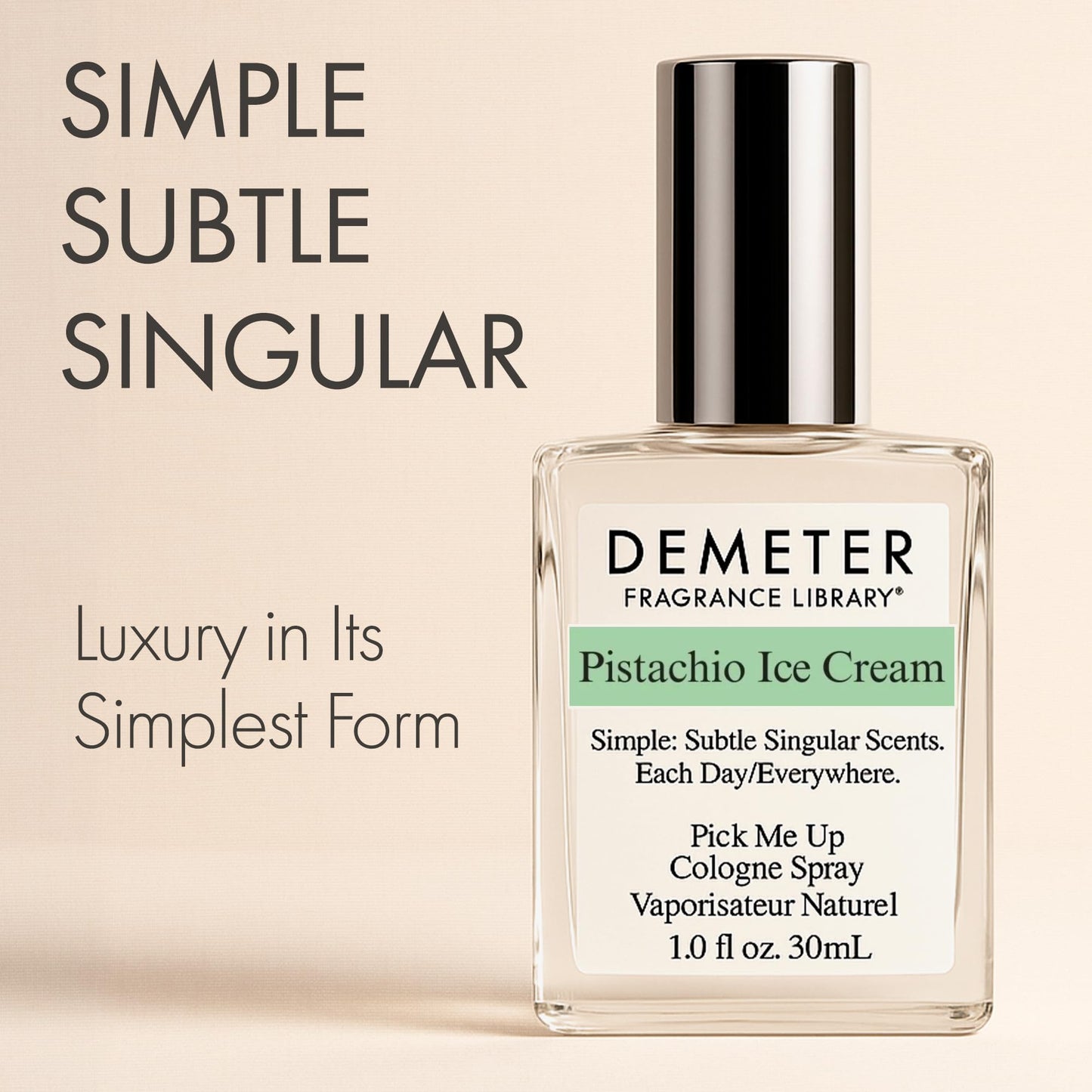 DEMETER Natural Perfume Spray Cologne for Women, Pistachio Ice Cream ., 1 oz