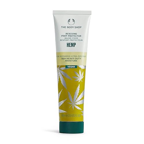 The Body Shop Hemp Foot Protector - Protecting & Hydrating Care for Ultra Dry Feet - 3.5 oz