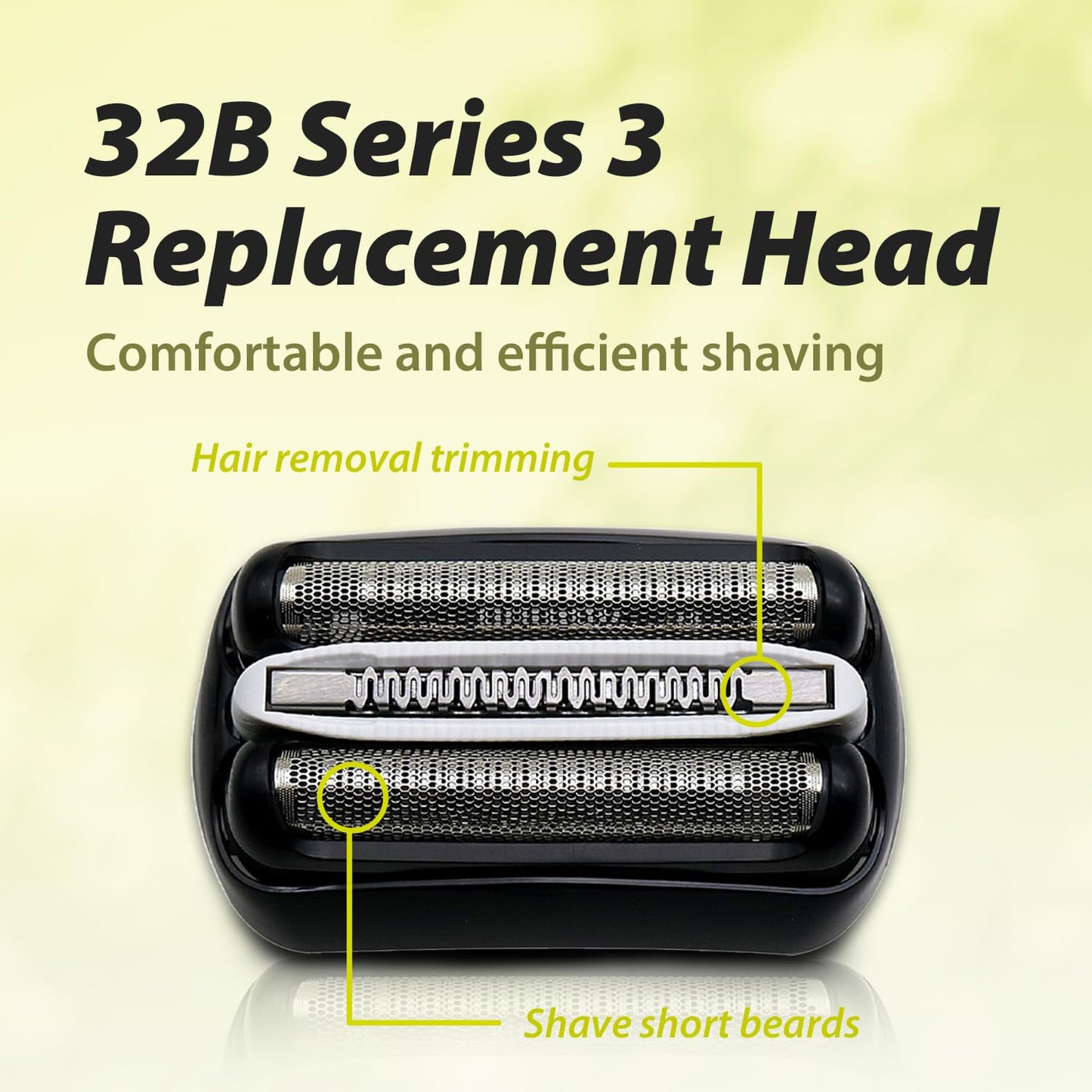 2Pack 32B Series 3 Electric Shaver Replacement Head Accessories Compatible with S3 Foil & Cutter Razor Heads, Accessories for S3 3040s 3010s 310s Beauty and Personal Care Muyfguo