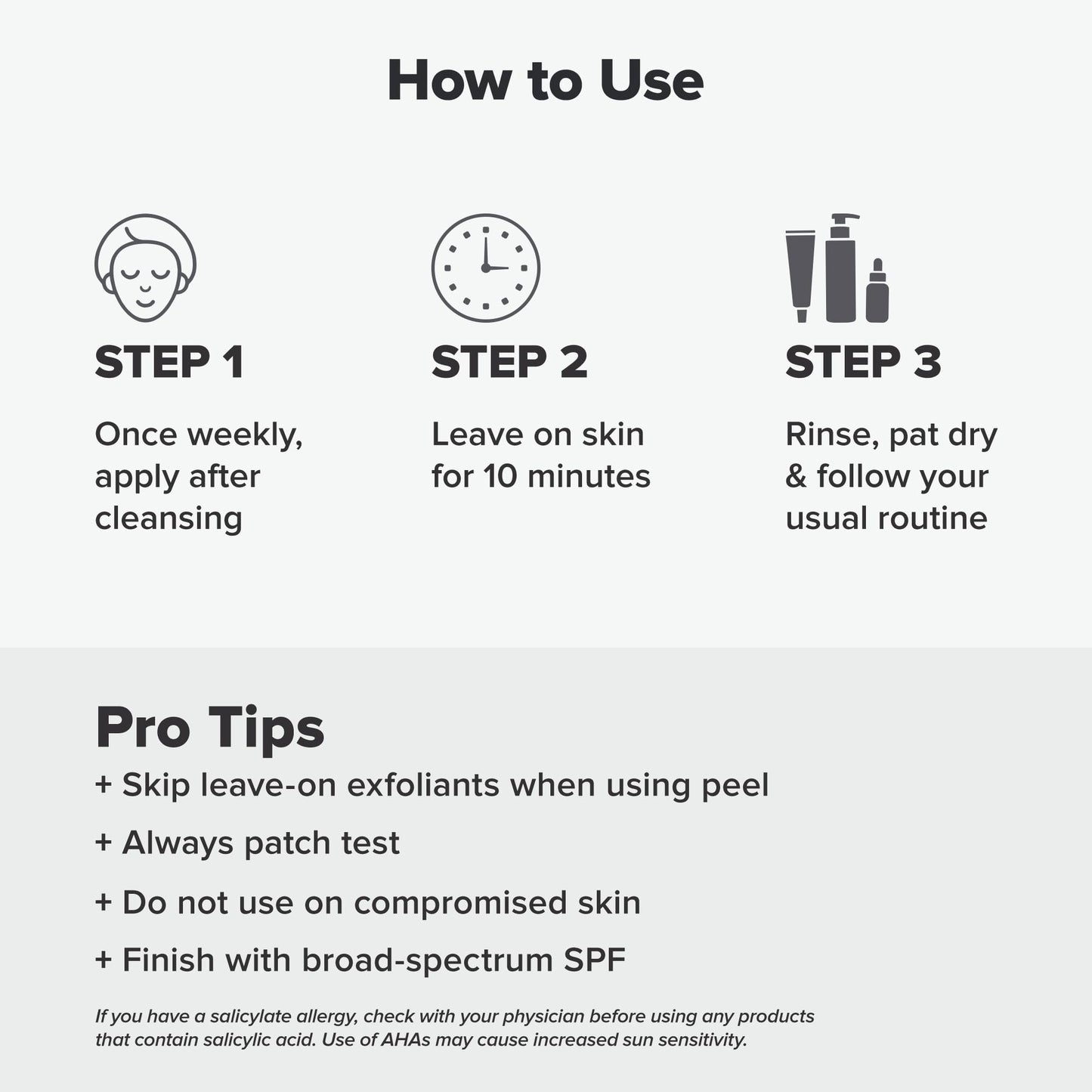 Paula's Choice Skin Perfecting 25% AHA + 2% BHA Face Exfoliant Peel, Facial Exfoliant Peel Rinse Off Treatment, All Skin Types, Fragrance-Free, 1 Oz