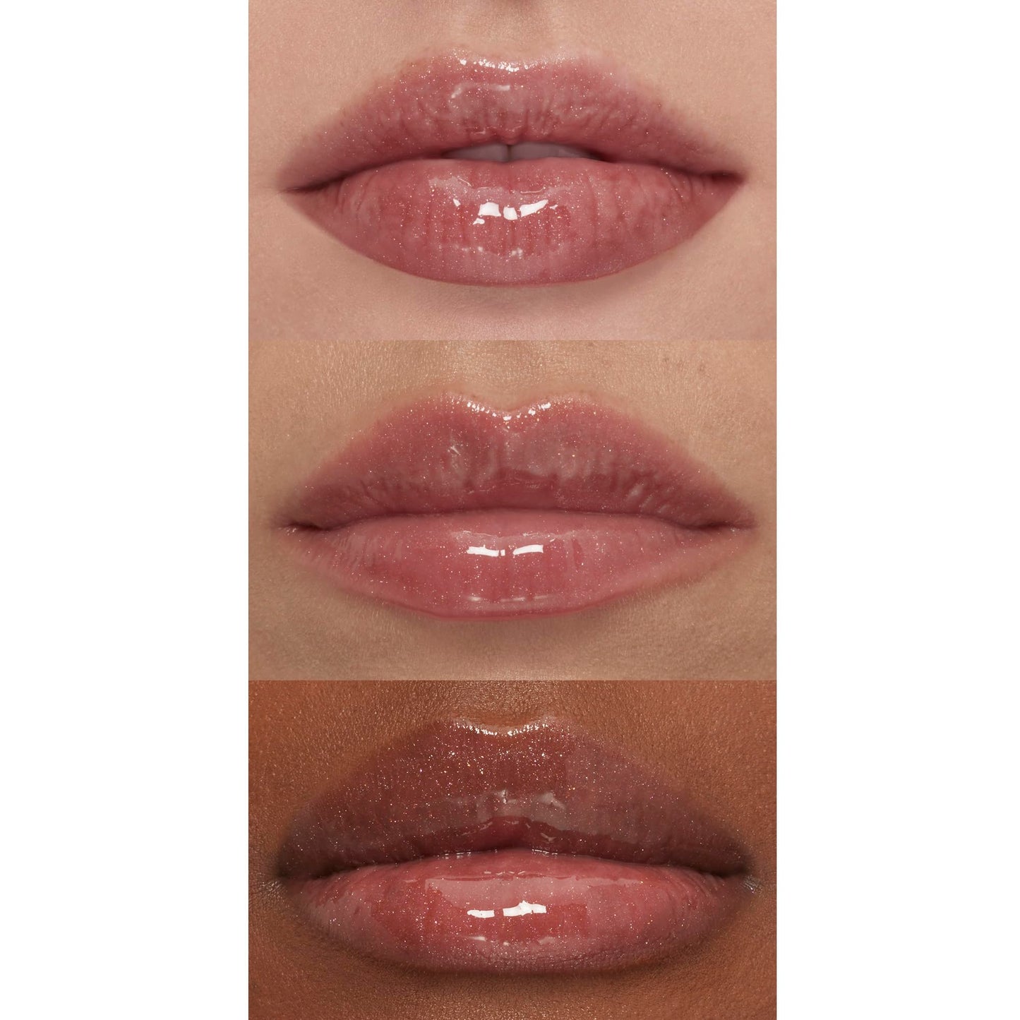 e.l.f. Lip Plumping Gloss, High-Shine Sheer Color, Hydrates & Creates Fuller Lips With Vitamin E, Vegan & Cruelty-Free, Chocolate Glaze, 0.1 Fl Oz