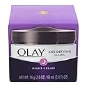 Olay Age Defying Night Cream Classic 2 Ounce Jar (60ml) (6 Pack)
