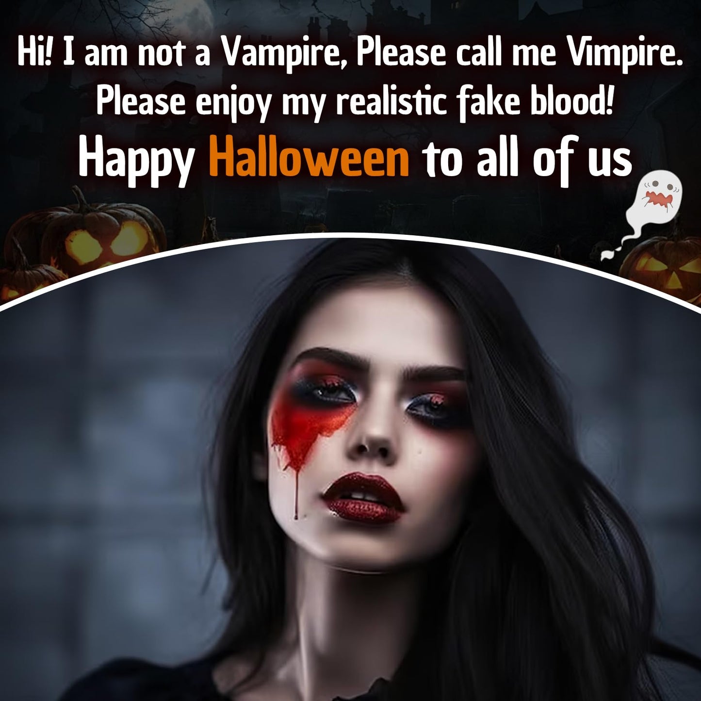 Halloween Fake Blood Spray, Washable Fake Blood Makeup, Halloween Realistic Fake Blood for Face Body Paint, Perfect for Vampire Makeup, Clown & Sfx