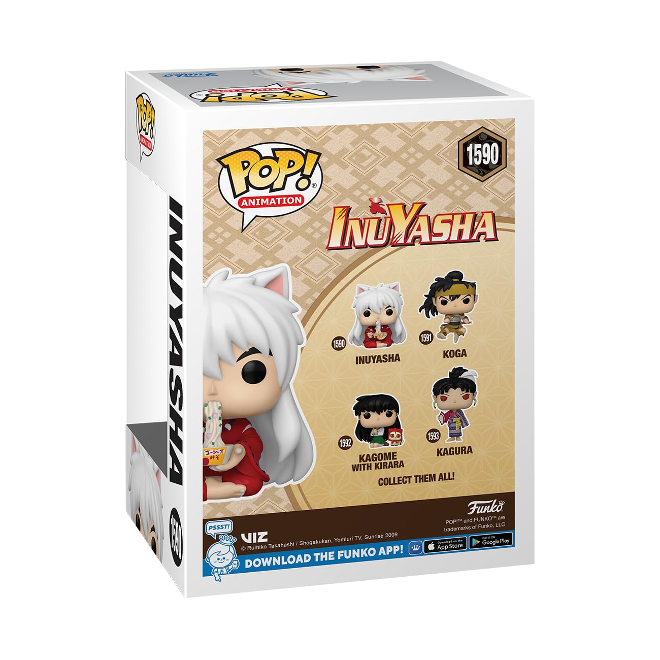 Funko POP! Animation: Inuyasha - Inuyasha - (Eating) - Collectable Vinyl Figure - Gift Idea - Official Merchandise - for Kids & Adults - Anime Fans…
