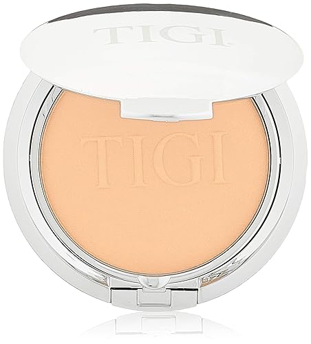 TIGI Cosmetics Powder Foundation, Pure, 0.37 Ounce