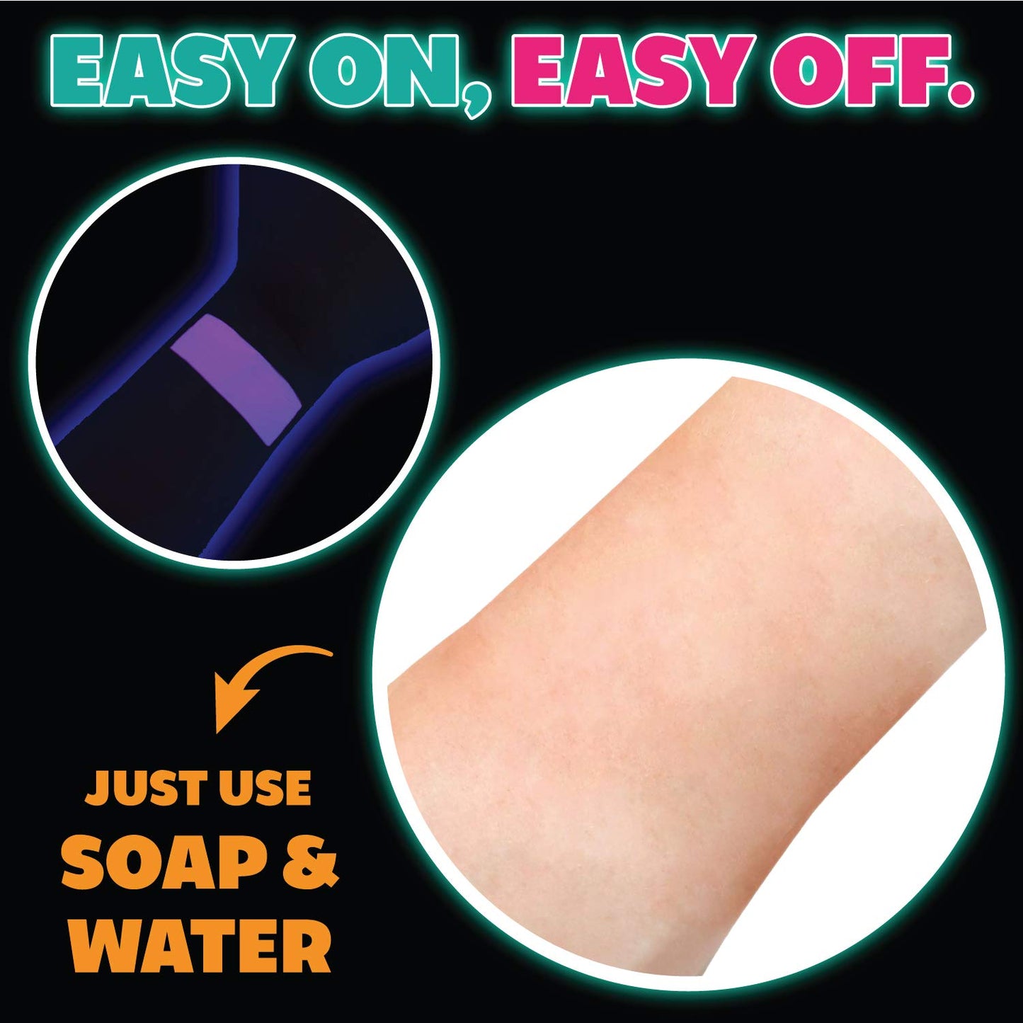 Kraze FX Dome Stroke - Royal Sunset (25 gm), Water Activated, Professional UV Glow Blacklight Reactive Face and Body Painting Rainbow Cakes