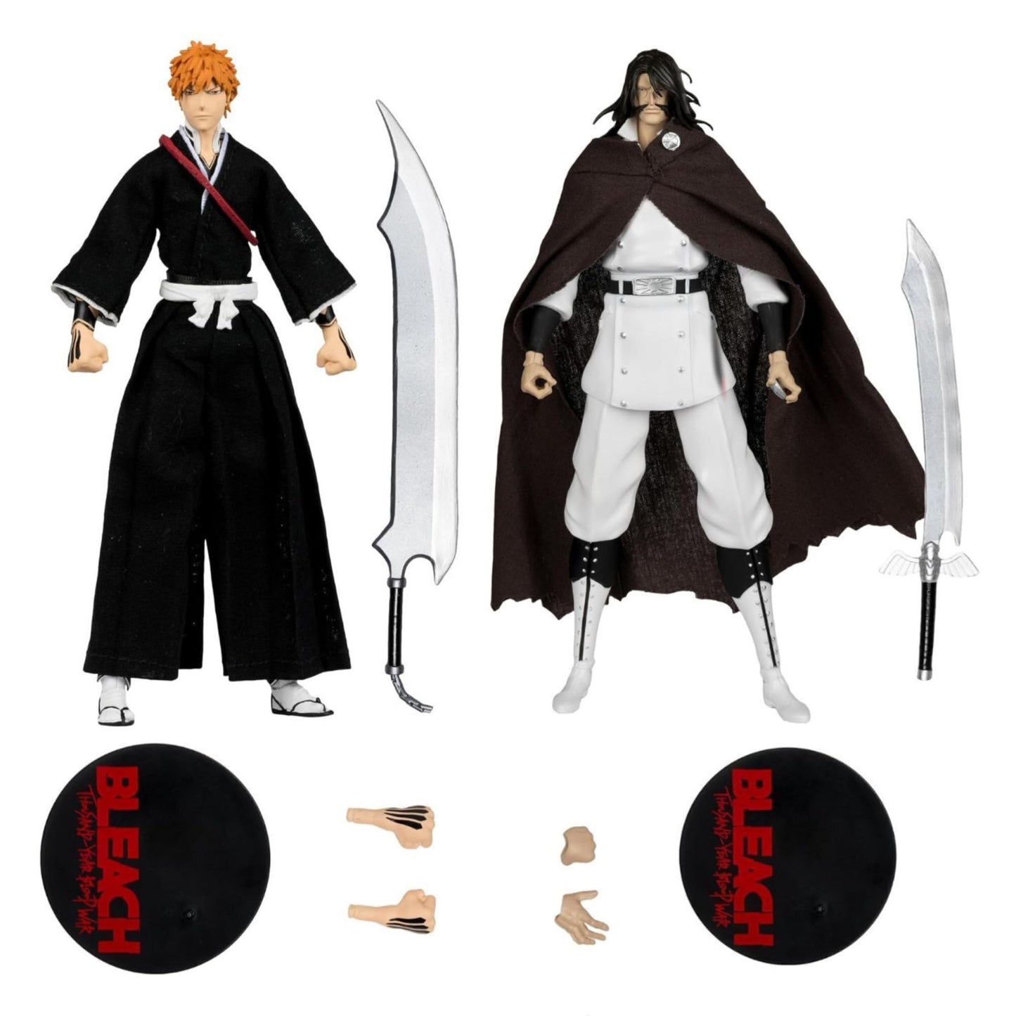 McFarlane Toys Bleach Thousand Year Blood War Series 7-Inch Yhwach Action Figure Bundle with Ichigo Kurosaki Figure from Bleach Thousand Year Blood…