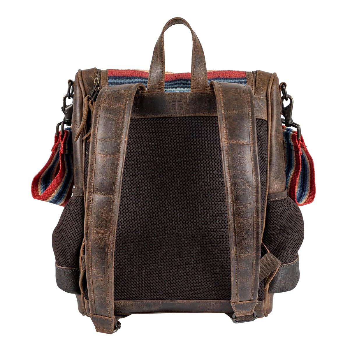 STS Ranchwear Womens Chaynee Mountain Laini Multi-Color Leather Backpack OS