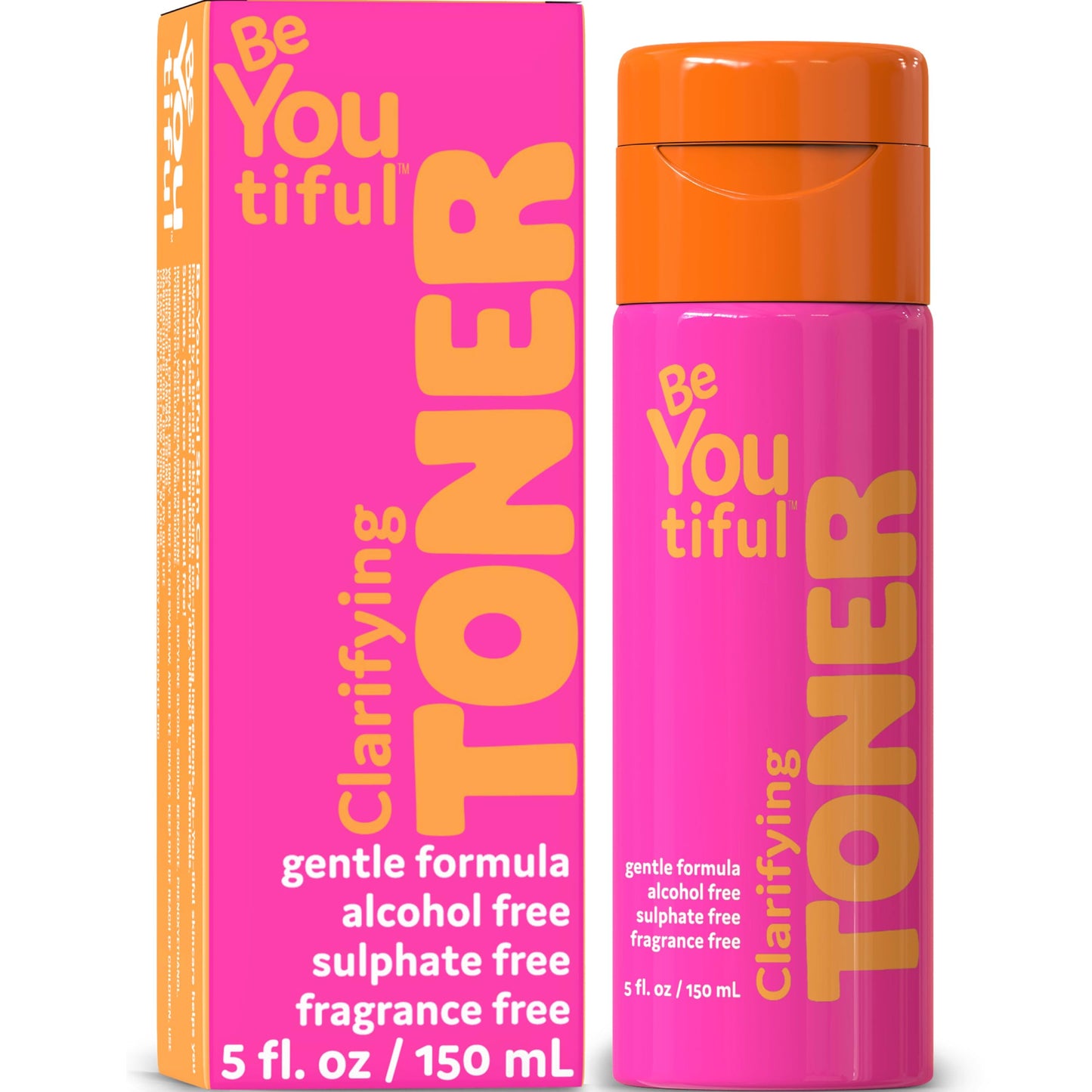 BeYouTiful Clarifying Face Toner, Preppy Skin Care for Balanced Skin, Gentle and Cleansing Facial Skincare for Teens, Tweens, and Kids, Girls and Boys