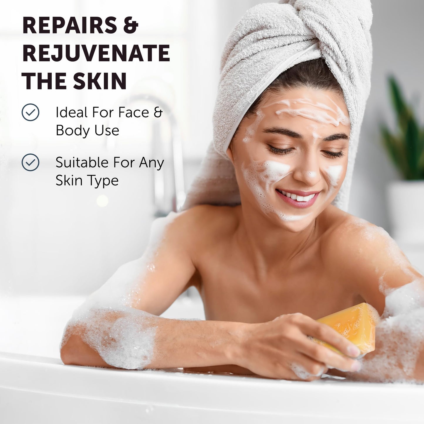 VALITIC Kojic Acid Dark Spot Soap with Turmeric, Vitamin C, Retinol - Original Japanese Complex with Hyaluronic Acid, Vitamin E, Shea Butter, Castile Beauty and Personal Care VALITIC
