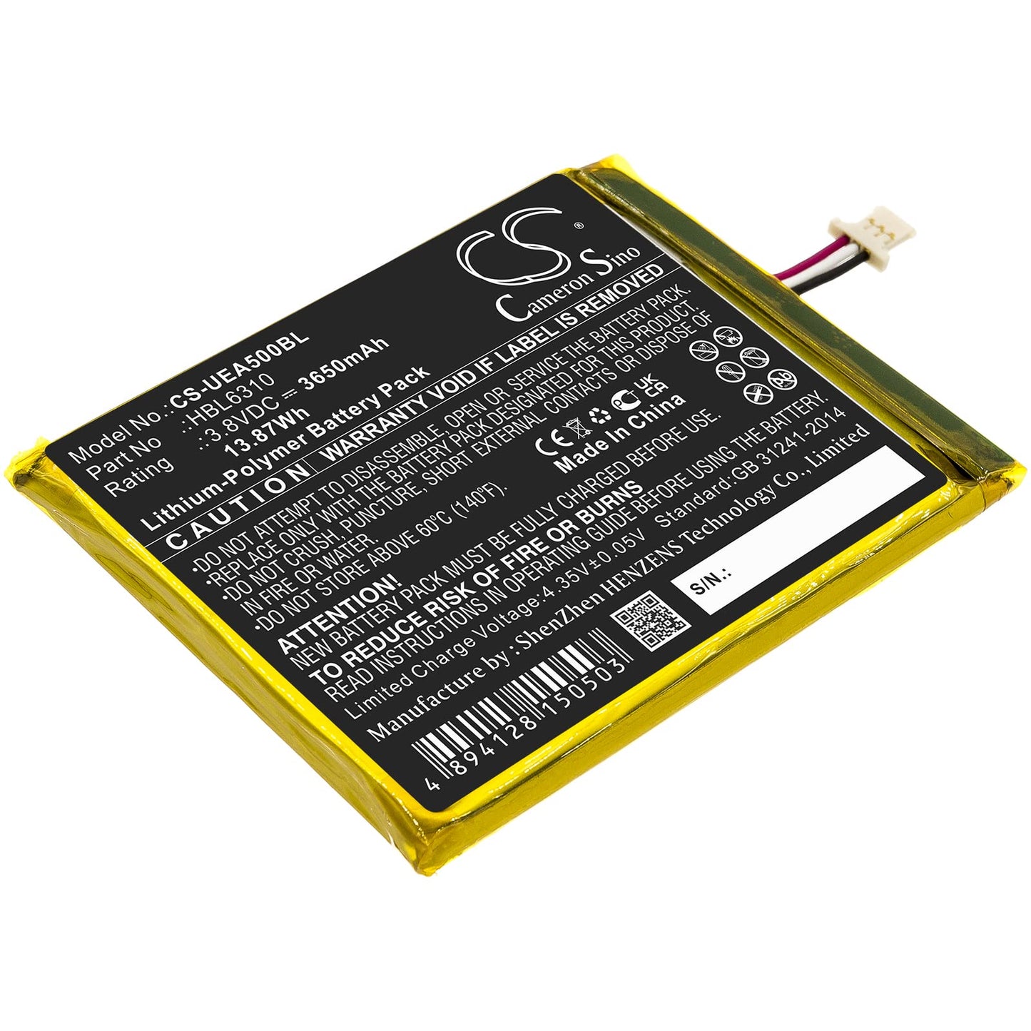 Cameron Sino Battery for Unitech EA500,EA502,EA506,EA508 3650mAh Beauty and Personal Care Cameron Sino