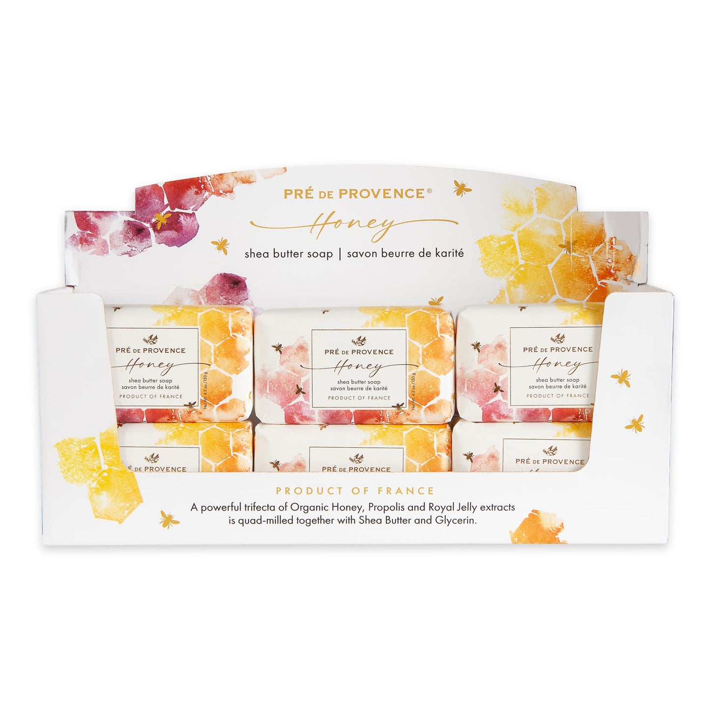 Pre de Provence Honey Collection Deeply Nourishing Bar Soap, 150 Gram