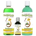 Bergamot Shampoo Conditioner & Oil (combo) 100% Natural Hair Regrowth Mustache and Beard, No More Dryness, Volume, Thickness and Brightness.