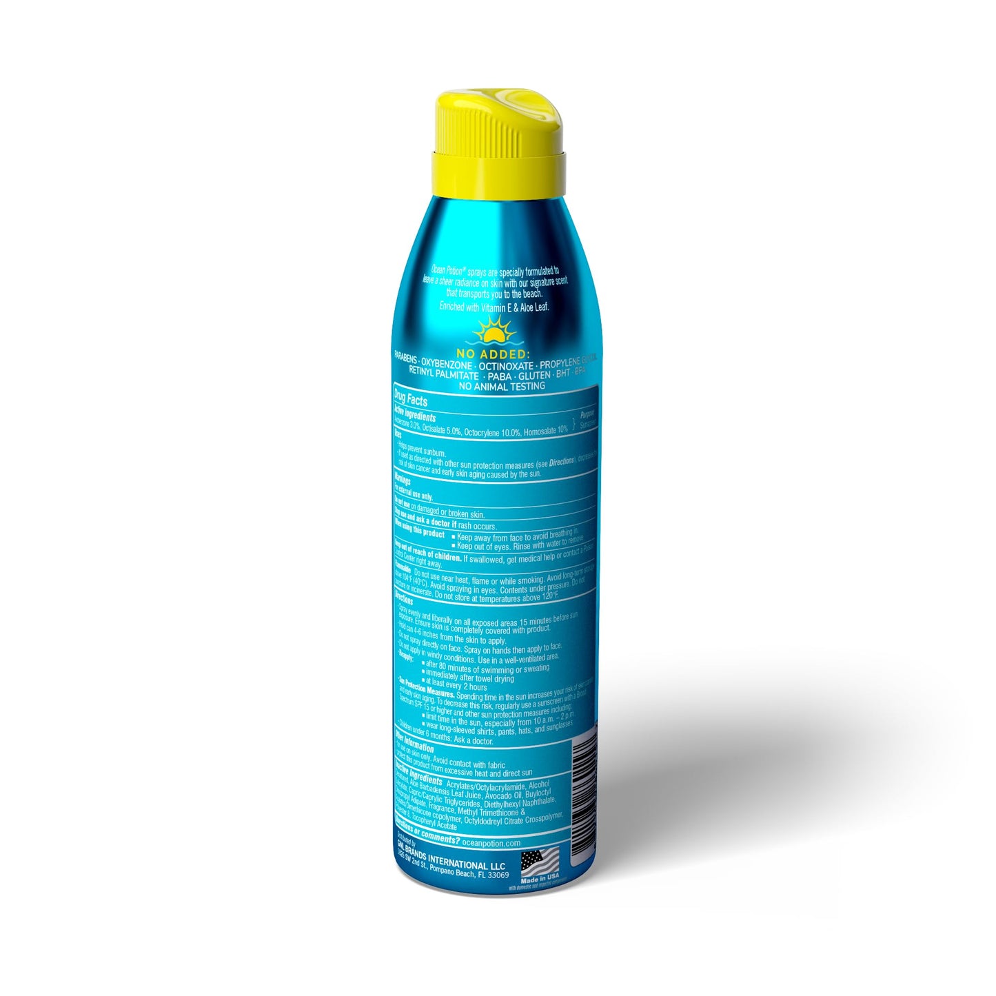 Ocean Potion Sunscreen Body Spray SPF#70 5.5oz C-Spray