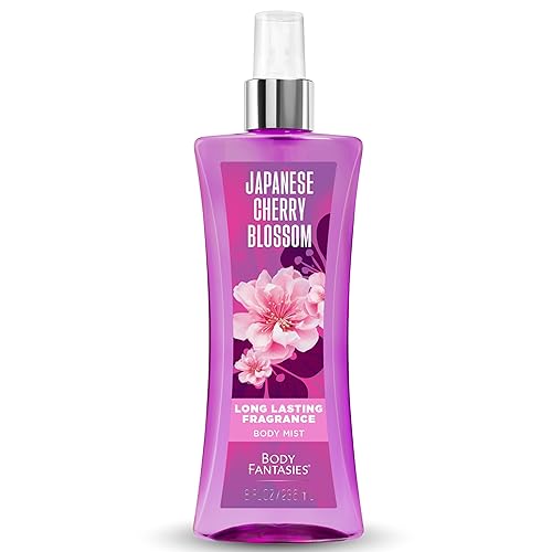 Body Fantasies Signature Fragrance Body Spray, Japanese Cherry Blossom, 8 Fluid Ounce