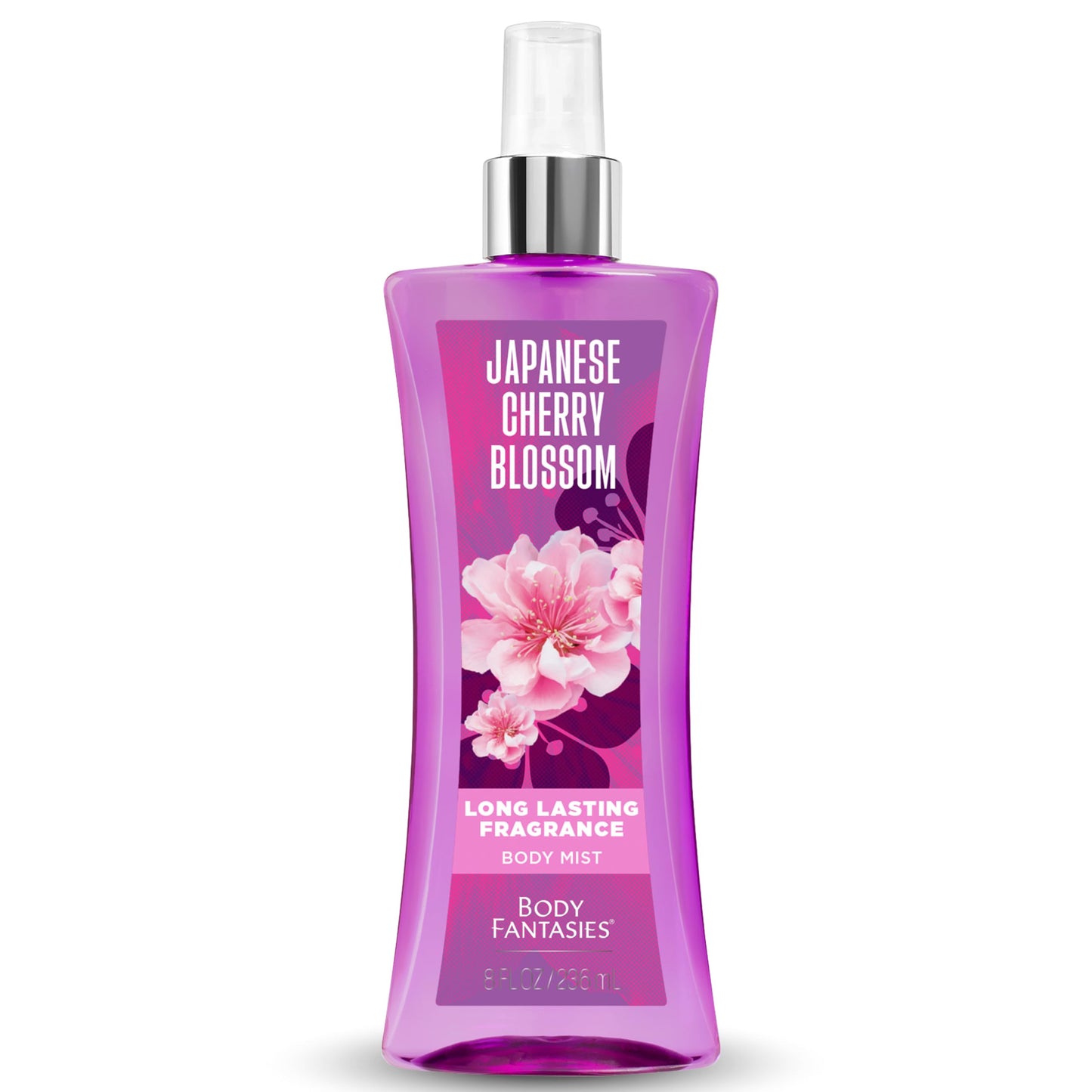 Body Fantasies Signature Fragrance Body Spray, Japanese Cherry Blossom, 8 Fluid Ounce