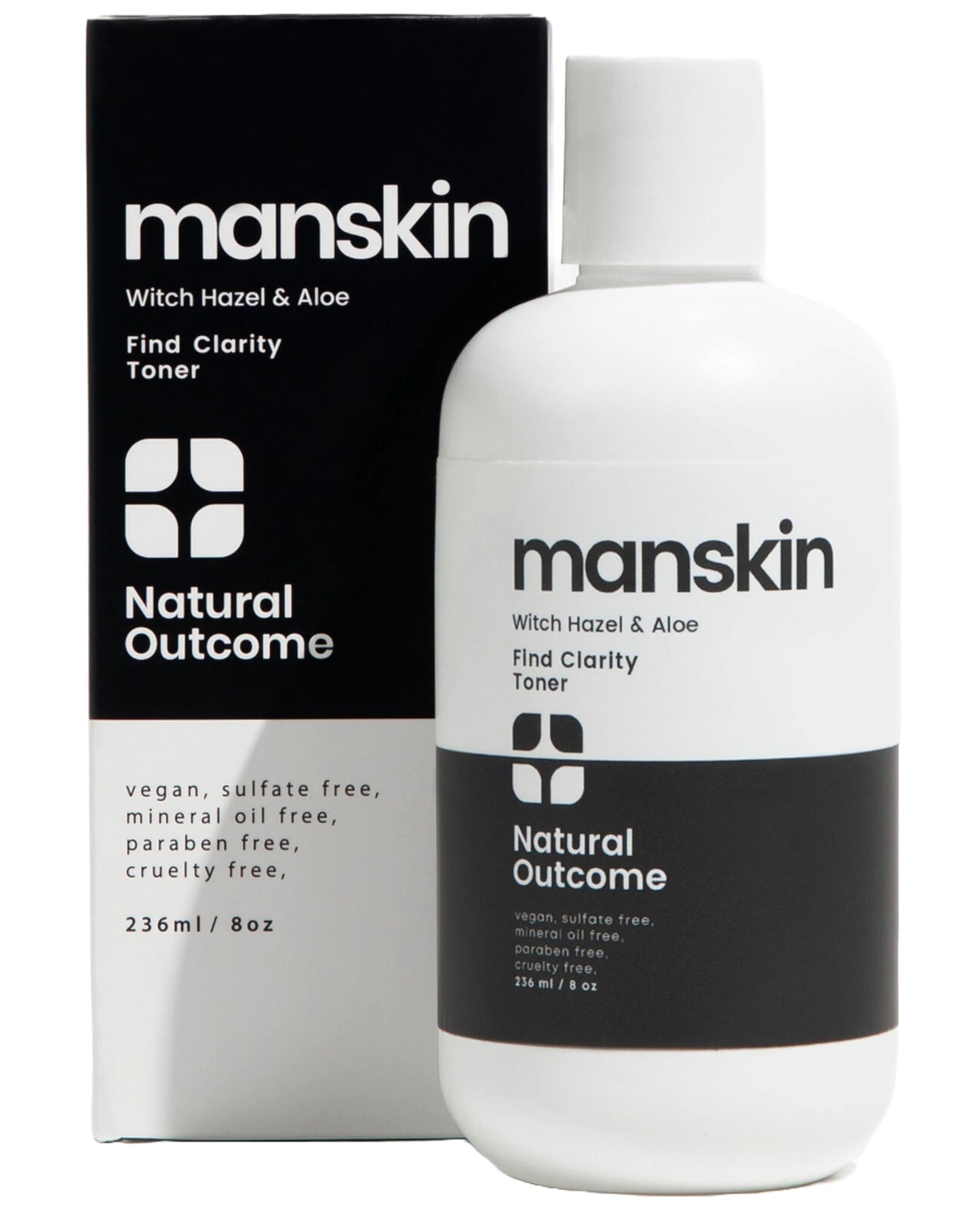 Natural Outcome Man Skin Face Toner | Natural Daily Toner Enhances Men Facial Complexion | Pore Cleansing Facial Astringent with Witch Hazel & Aloe
