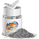 MARBLERS Holographic Glitter [Mixed Gray] 1.5oz (42g) | Chunky | Non-Toxic, Vegan, Cruelty-Free | Face, Body, Eyeshadow, Hair, Festival, Party Makeup