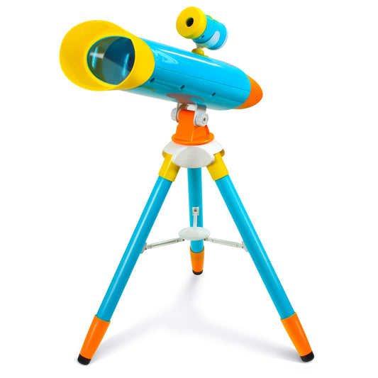 Projector Telescope for Kids – Includes 24 Space Images & Educational Book, STEM Science Learning Toy Gift for Boys & Girls Ages 3–12
