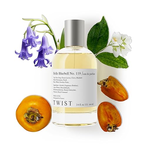 Twist Belle Bluebell No. 119 - Inspired by J. M. Wild Bluebell, Long-Lasting Perfume for Women, Paraben-Free, Vegan, Clean Ingredients, Fragrance Beauty & Personal Care HOUSE OF TWIST
