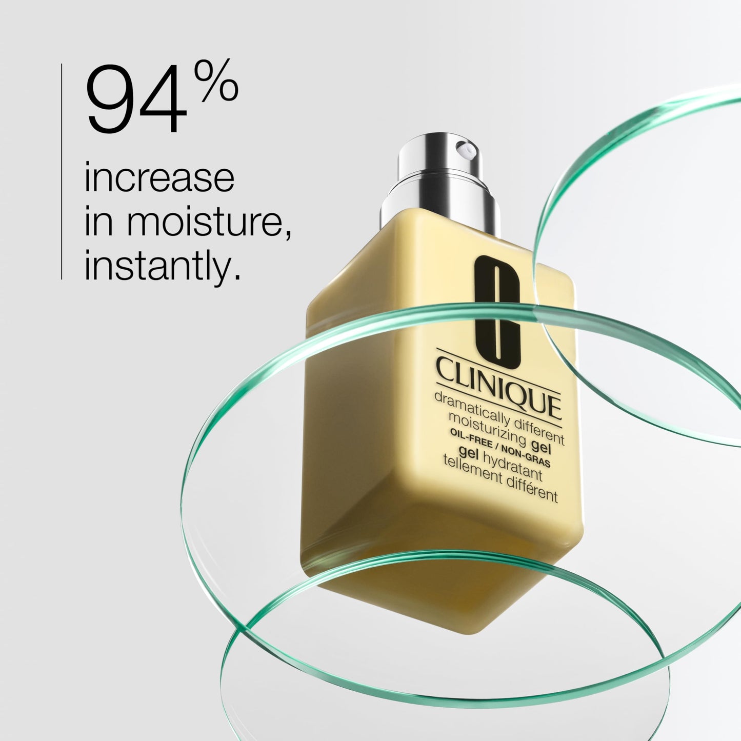 Clinique 3-Step Dramatically Different Moisturizing Gel | Oil-Free | Face Moisturizer for Combination Oily to Oily Skin Types, 1.7 Fl Oz