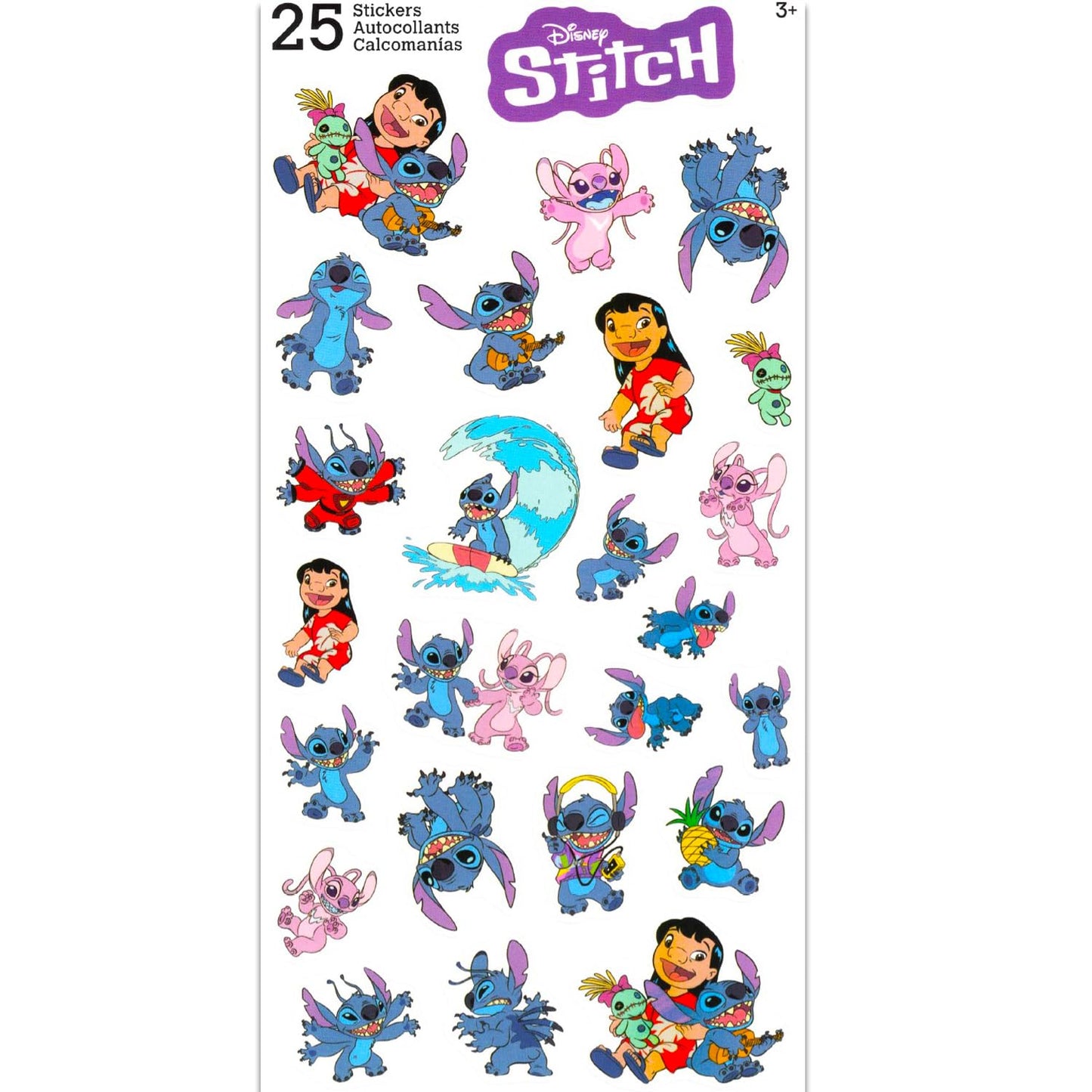 Stitch Lip Gloss Tubes - Bundle with 2 Lilo & Stitch Lip Gloss in Assorted Flavors for Party Favors Plus Coin Purse, Stickers, More | Lilo & Stitch