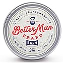 BETTER MAN BEARD Balm - 2 oz All-Natural Moisturizing Beard Balm with Therapeutic Grade Essential Oils & 100% Natural Formula - Balm-01