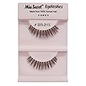 Mia Secret Mix Highlights Eye Lashes - Natural-Looking Black Strip False Eyelashes - 4 Pack