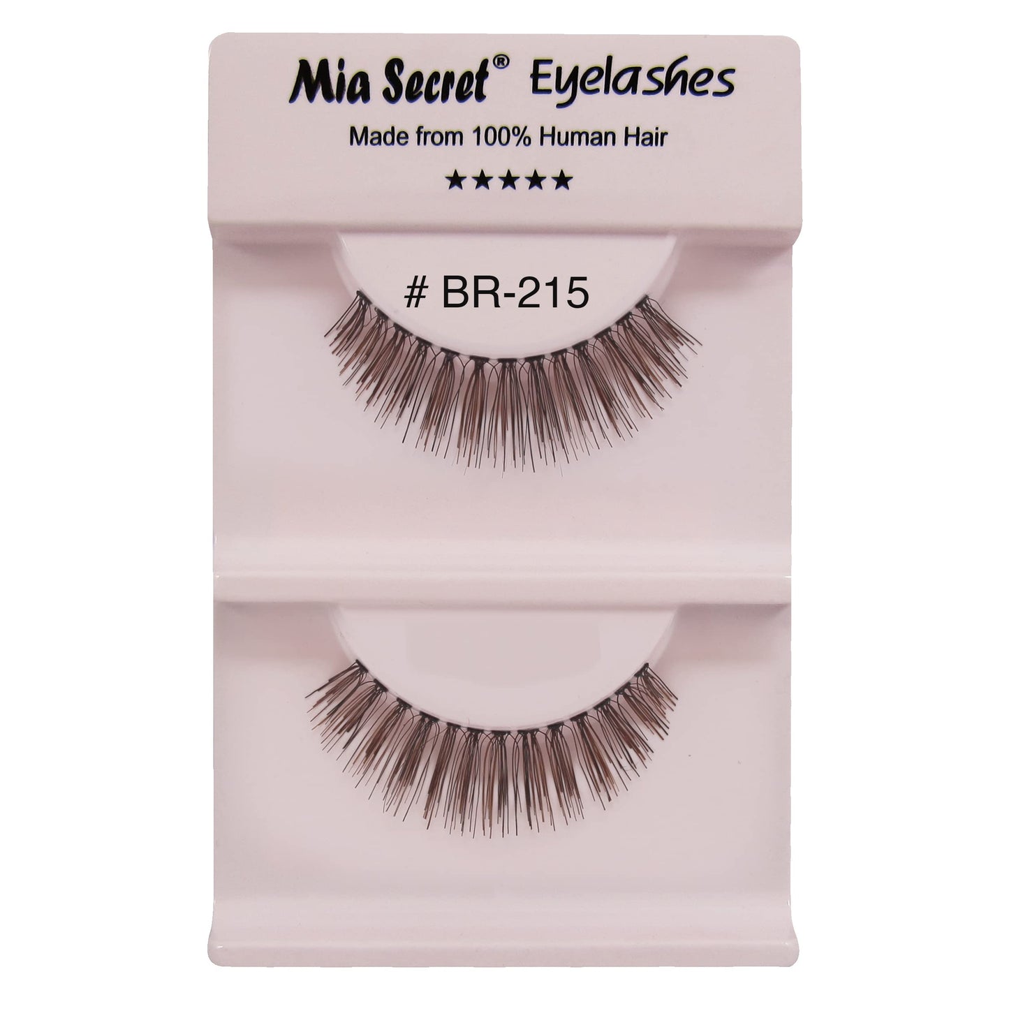 Mia Secret Mix Highlights Eye Lashes - Natural-Looking Black Strip False Eyelashes - 4 Pack