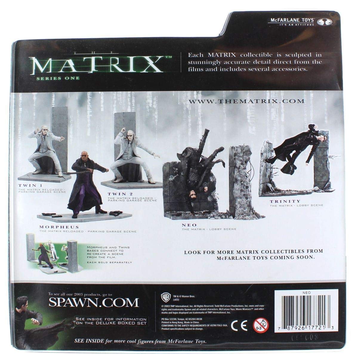 McFarlane Toys NEO #1 action figure from The MATRIX Movie