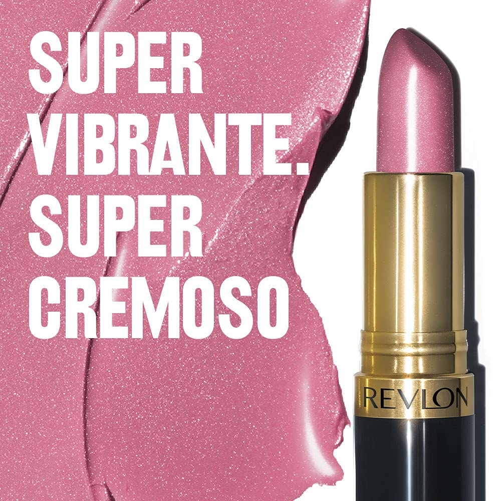 Revlon Super Lustrous Lipstick Creme, Gentlemen Prefer Pink 450, 0.15 fl oz (4 Pack) (Bundle)