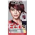 L'Oreal Paris Feria Multi-Faceted Shimmering Permanent Hair Color, 41 Crushed Garnet (Rich Mahogany), Pack of 1, Hair Dye