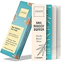 Onsen Secret Nail Buffer Block Replacement Pads - 3 Way Buffing Block Smooth Shine Natural Nail Buffing w/ 3 Sides Coarse, Soft, Silky, Buffer