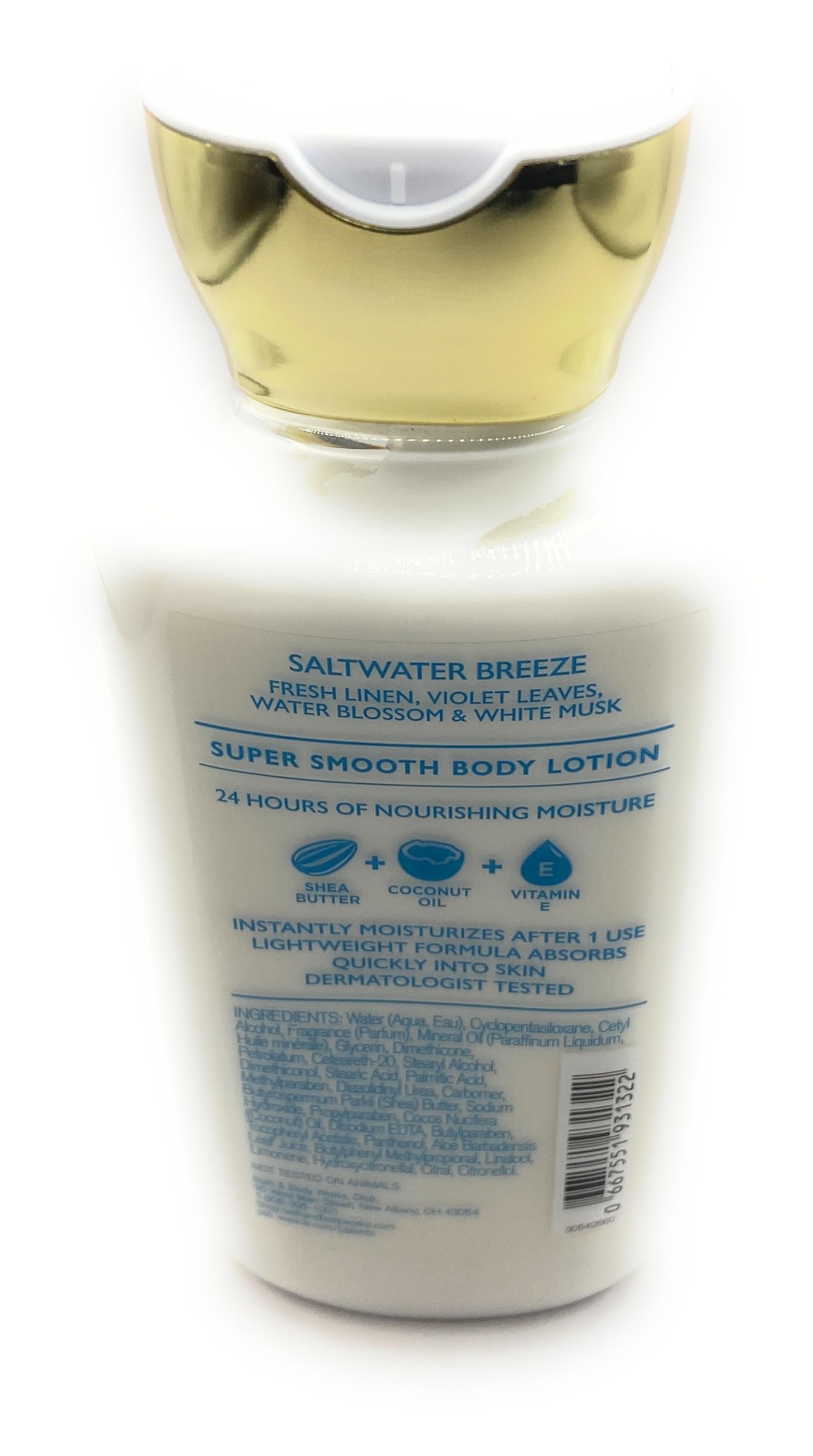 Bath and Body Works Saltwater Breeze 24 Hour Moisturizing Body Lotion- 8 oz / 236 g