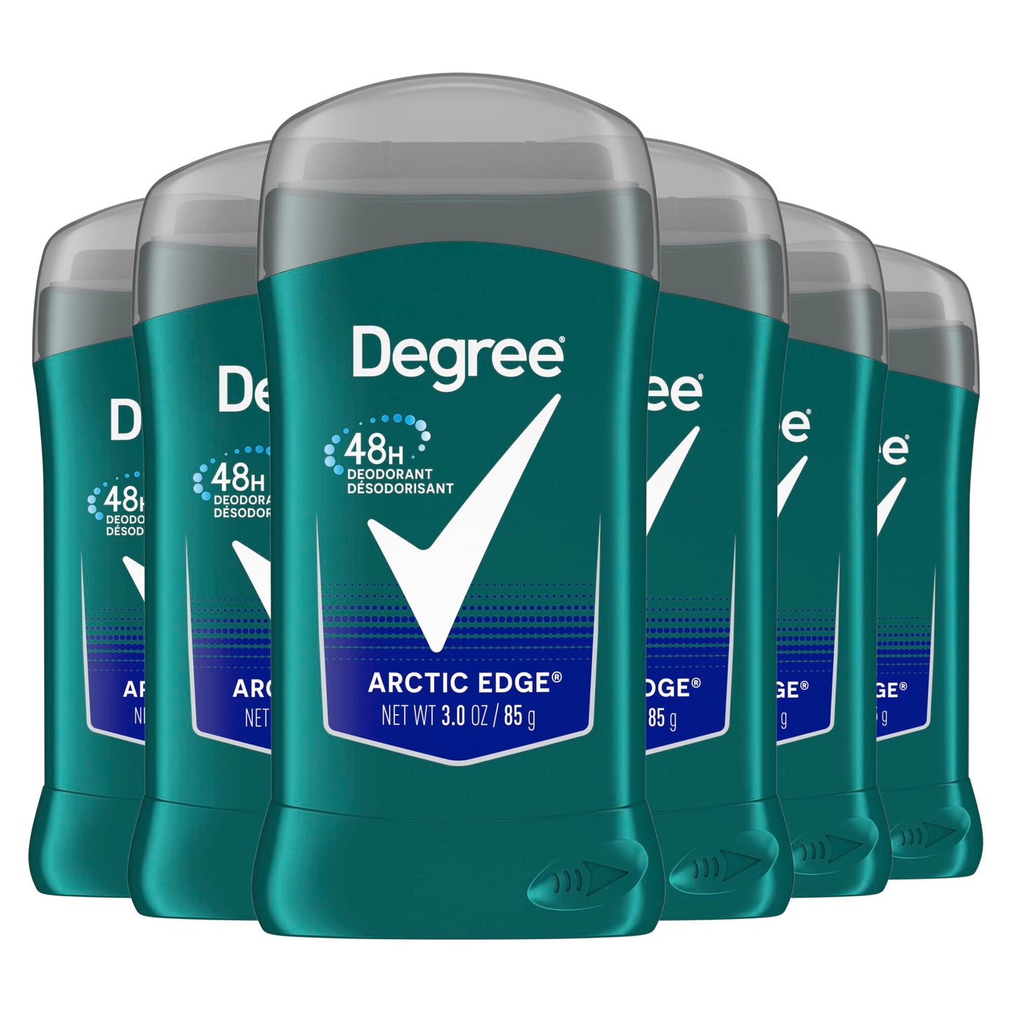 Degree Men Original Aluminum Free Deodorant for Men, 48-Hour Odor Protection, Arctic Edge 3 Ounce (Pack of 6) Beauty and Personal Care Degree