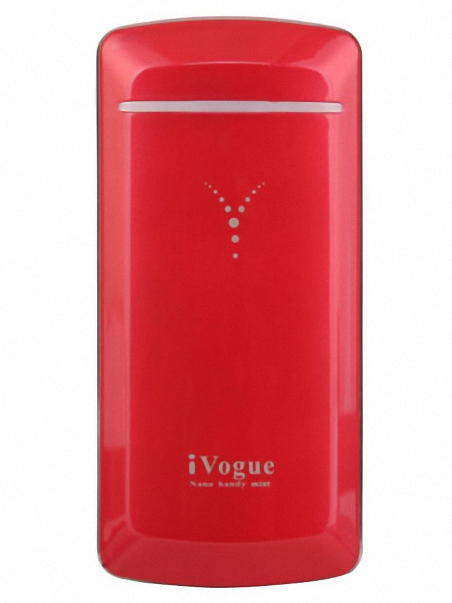 Nano Handy H2O Hydrating Facial Mist Atomizer Skin Revitalizer Refresher, Clear Radiant Moisture Skin in 30 Seconds!, Red