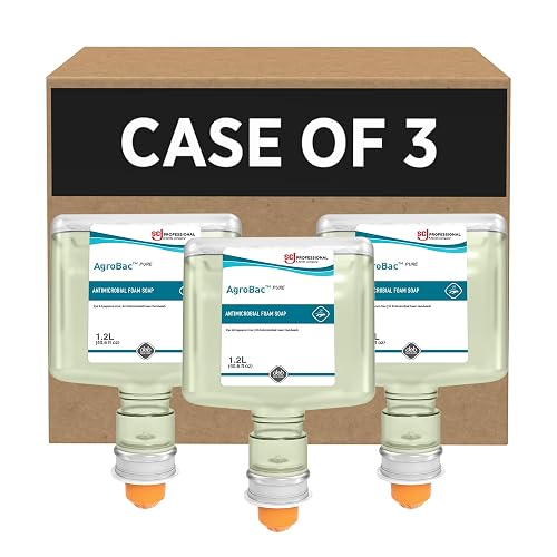 AGROBAC PURE FOAM ANTRIBAC HAND WASH 1.2 LITER TOUCH FREE, 3 PACK