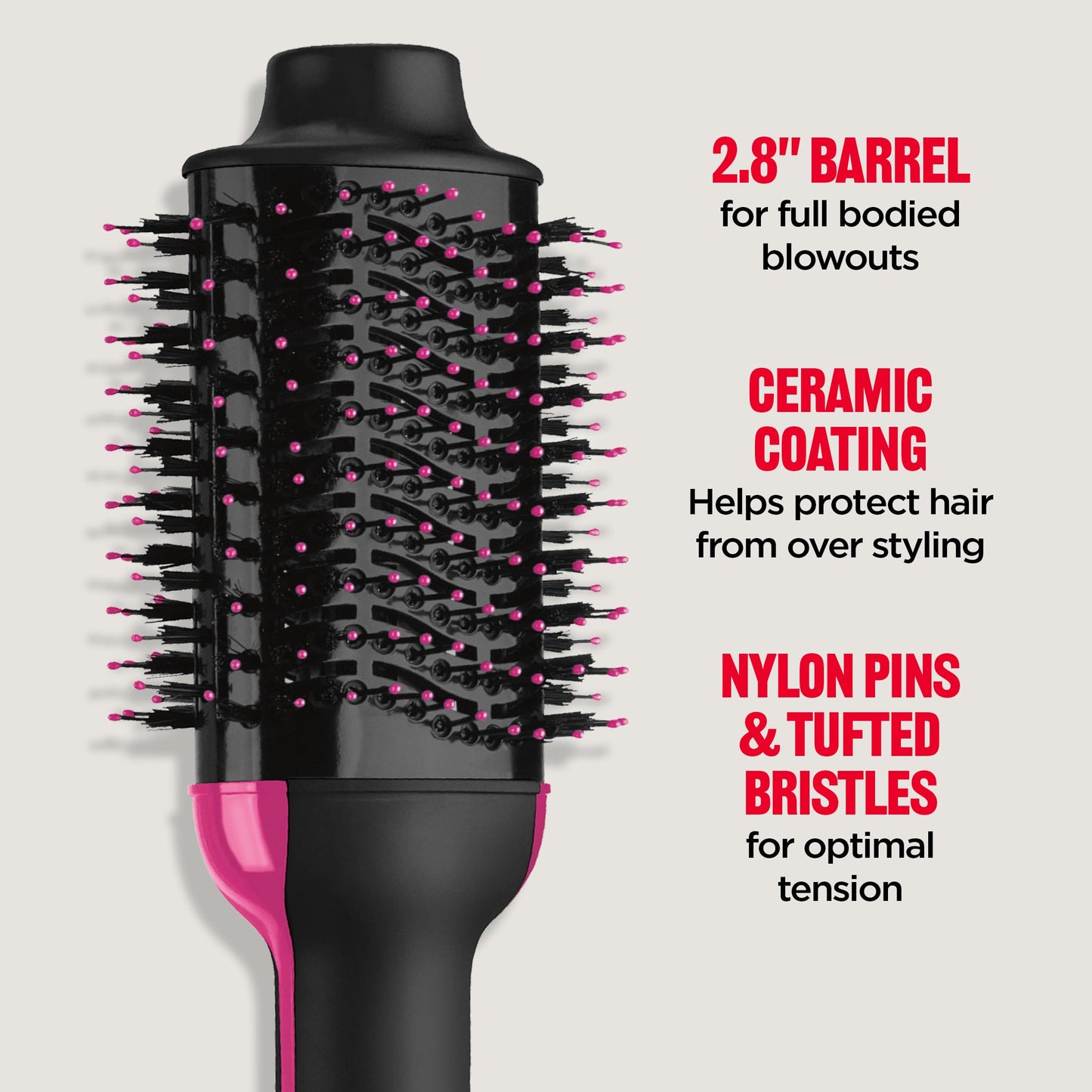 REVLON One-Step Volumizer Hair Dryer and Styler | Less Frizz, More Shine, and Less Heat Damage for Fast and Easy Salon-Style Blowouts, for All Hair