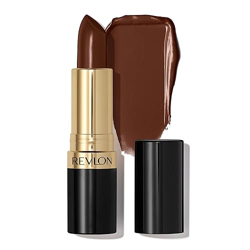 Revlon Super Lustrous Lipstick, Creamy Formula For Soft, Fuller-Looking Lips, Moisturized Feel, 665 Choco-liscious, 0.15 oz
