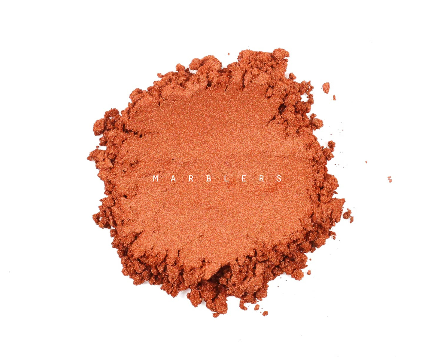MARBLERS Fine Natural Mica Powder [Alloy Orange] 0.11oz (3g) | Highly Pigmented | Non-Toxic, Vegan, Cruelty-Free | Eyeshadow, Body Butter, Nail