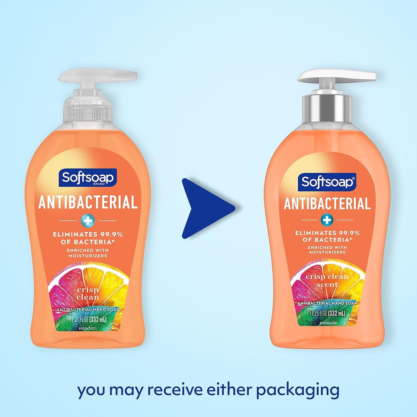 Softsoap Antibacterial Liquid Hand Soap Pump, Crisp Clean, 11.25 fl. oz. (US03562A) Beauty & Personal Care Softsoap