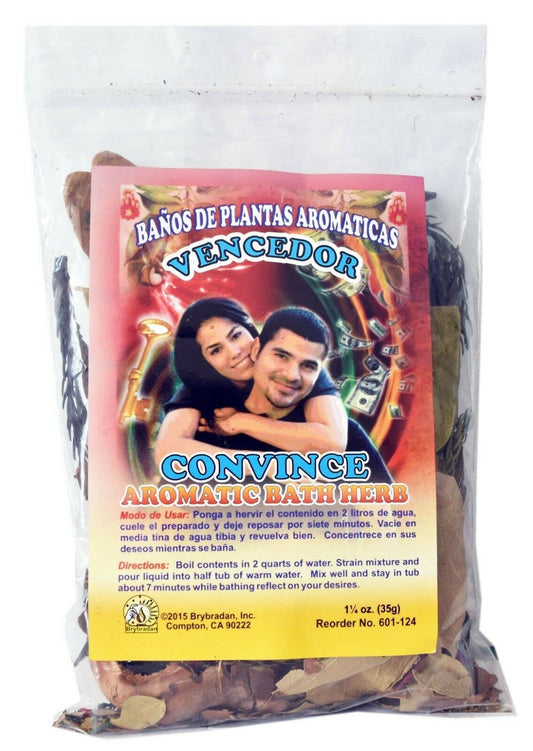 1 PC Aromatic Soothing Herbal Bath Convince Vencedor BANO DE PLANTAS AROMATICAS - Made in USA - 1 OZ Beauty and Personal Care BRYBRADAN