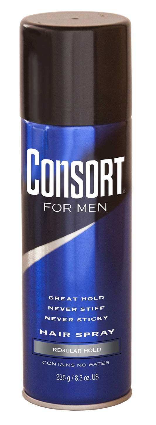 Consort For Men Hair Spray Regular Hold 8.3 oz (Pack of 12) Beauty & Personal Care Consort