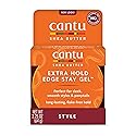 Cantu Extra Hold Edge Stay Gel with Shea Butter, 2.25 oz (Packaging May Vary)