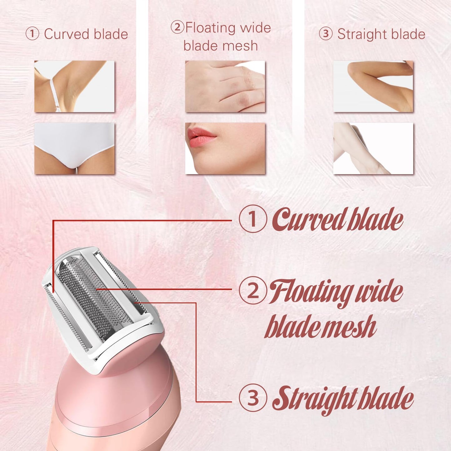 Dusk Official Razor for Women - Glide Pro 3.0 3-in-1 Multifunctioning Silk Shaver, Smooth Shave, Painless Hair Removal, Wet & Dry (Blue) Beauty and Personal Care ZsIYe