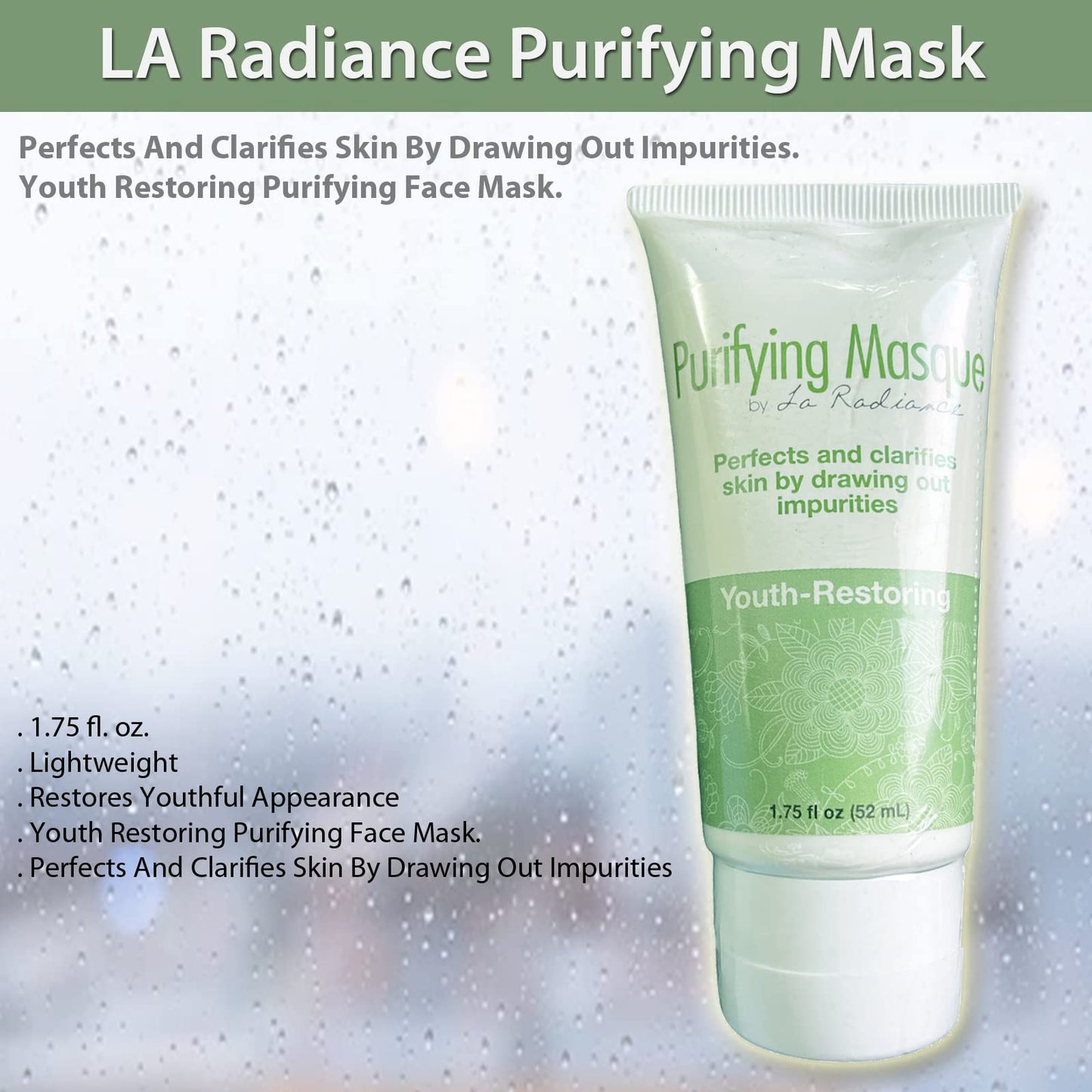 EarLift LA Radiance Purifying Mask Restores Youthful Appearance Perfects and Clarifies Skin 1.75 fl. oz.