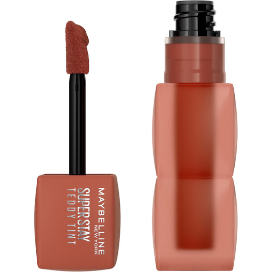 MAYBELLINE Super Stay Teddy Lip Tint, Long Lasting Matte Lipstick for Up To 12HR Wear, Faux Freckle, 1 Count Beauty & Personal Care MAYBELLINE