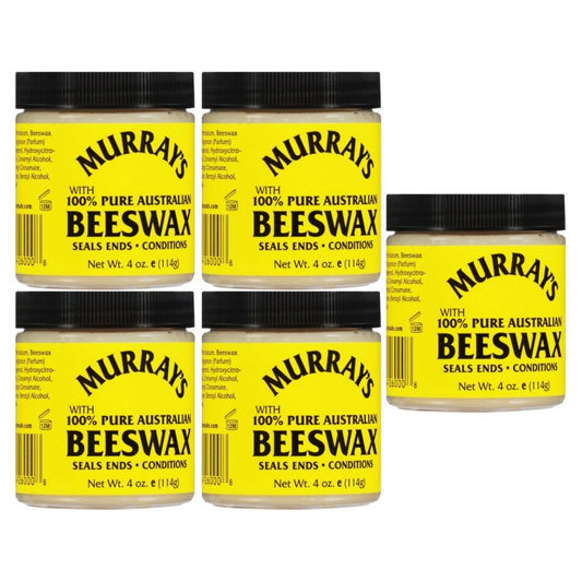 Murrays 100% Pure Beeswax 4 oz (5 pack)